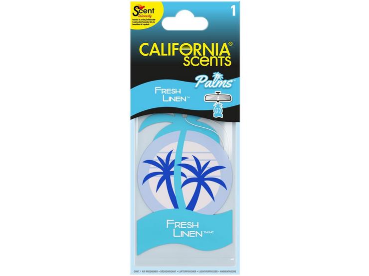 California Scents Palms Paper Fresh Linen Air Freshener