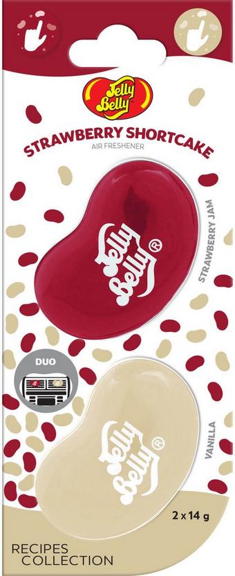 Jelly Belly Duo Vent Strawberry Shortcake Air Freshener (2 pack)