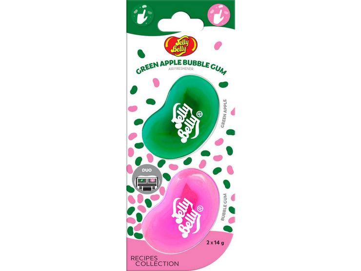 Jelly Belly Duo Vent Green Apple Bubblegum Air Freshener (2 pack)