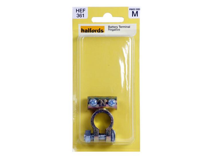 Halfords Battery Terminal Negative (HEF361)