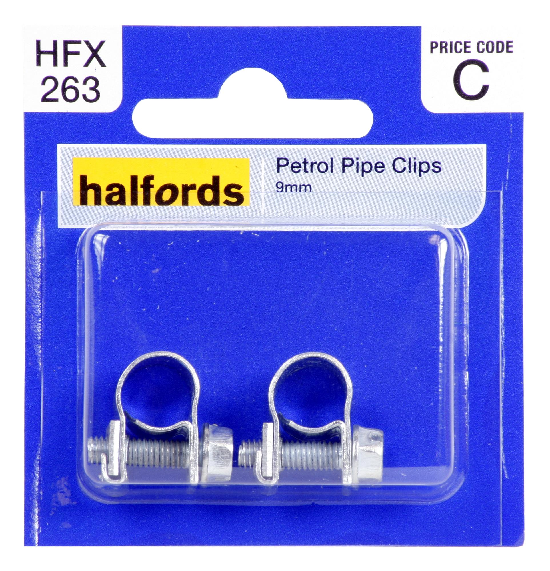 Halfords Petrol Clips 9Mm Hfx263