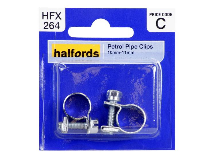 Halfords Petrol Clips 10-11mm HFX264
