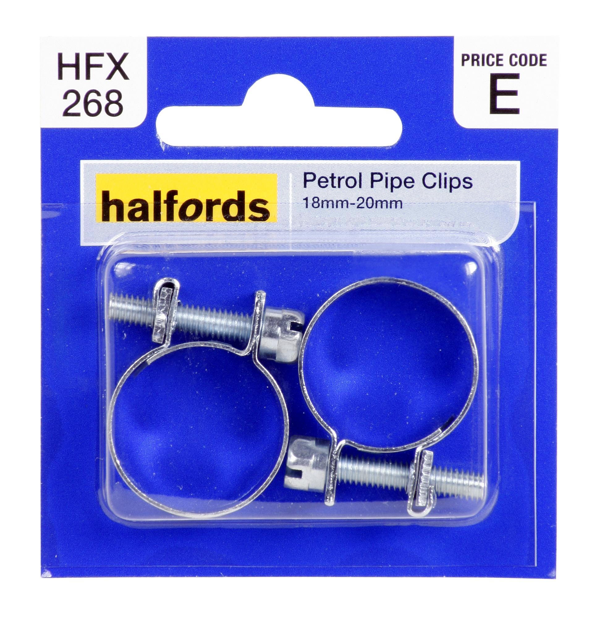 Halfords Petrol Pipe Clips Hfx 268