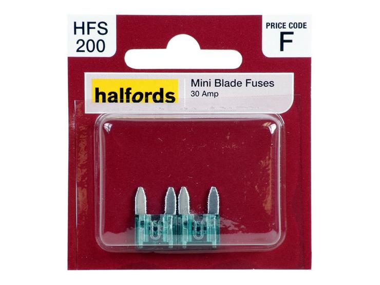 Halfords Mini Blade Fuses 30 Amp (HFS200)
