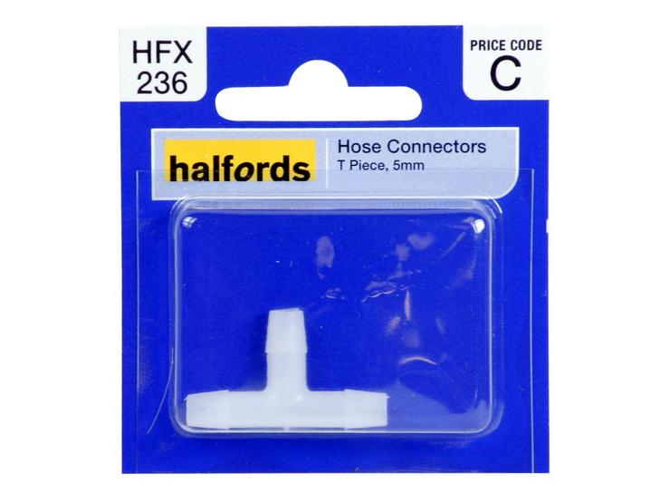 Halfords Hose Connector T Piece 5mm HFX236