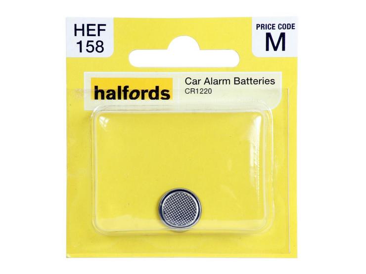 Halfords Car Alarm Battery CR1220