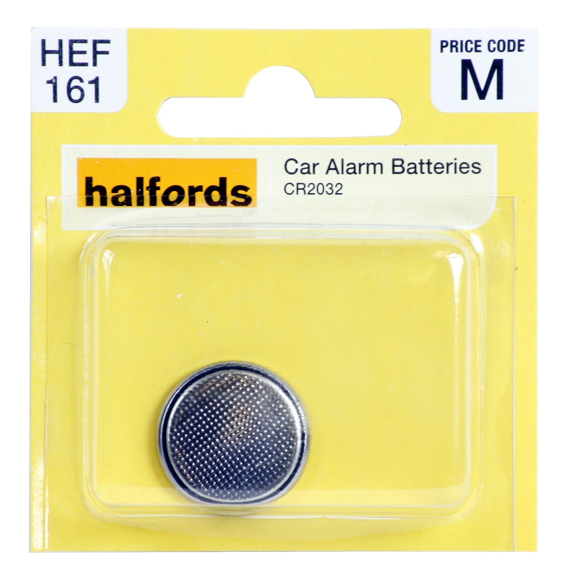 Halfords Car Alarm Battery Cr2032
