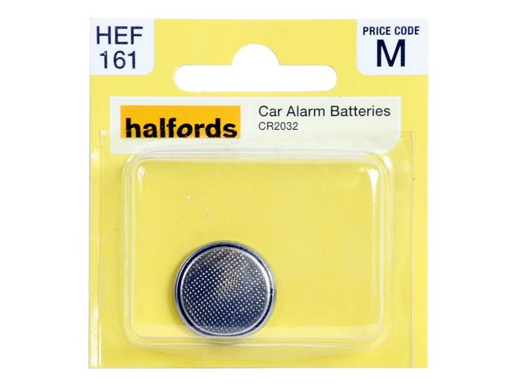 Halfords Car Alarm Battery CR2032