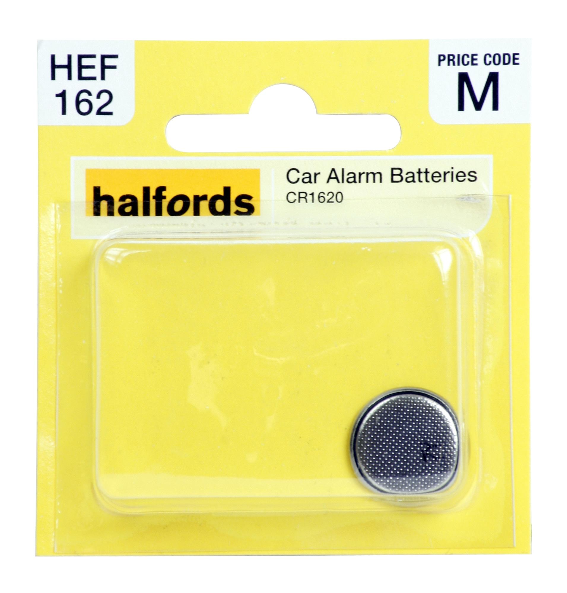 Halfords Car Alarm Battery Cr1620