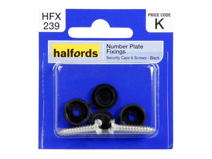 Halfords Number Plate Fixings HFX239