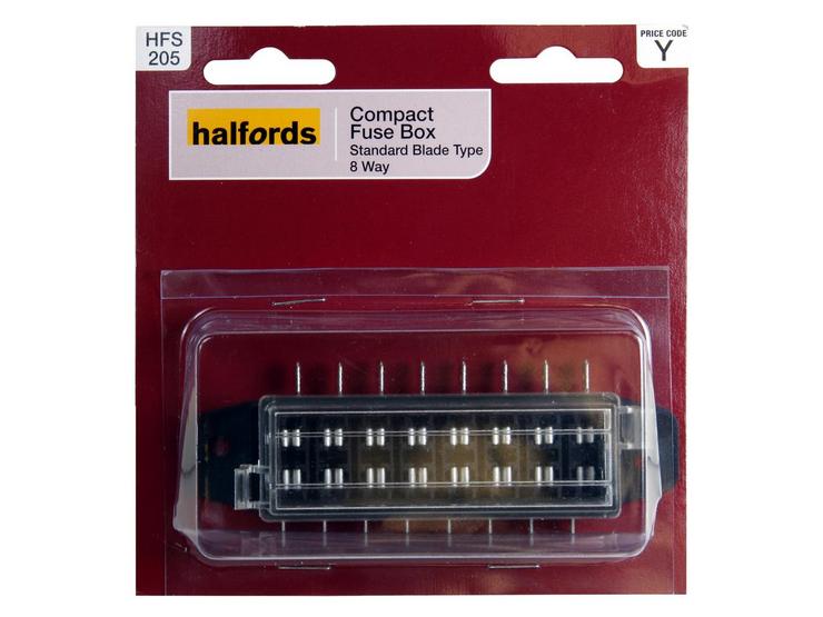 Halfords Compact Fuse Box 8-Way (HFS205)