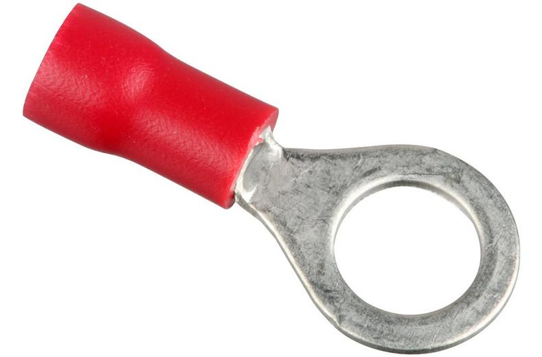 Halfords Ring Connectors 5 Amp Insulated 6mm HEF372 Halfords Ring Connectors 5 Amp Insulated 6mm HEF372