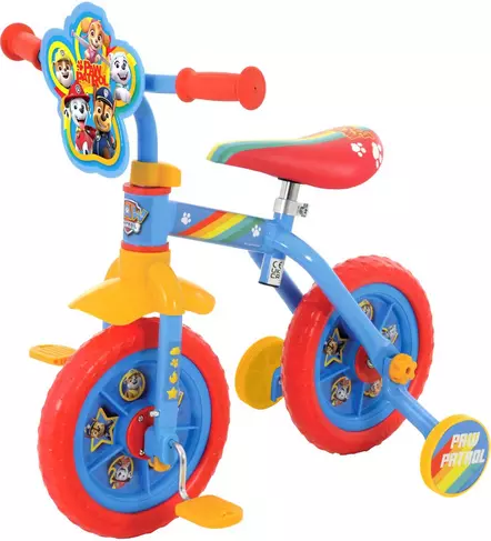 Paw patrol 2 in 1 cheap training bike