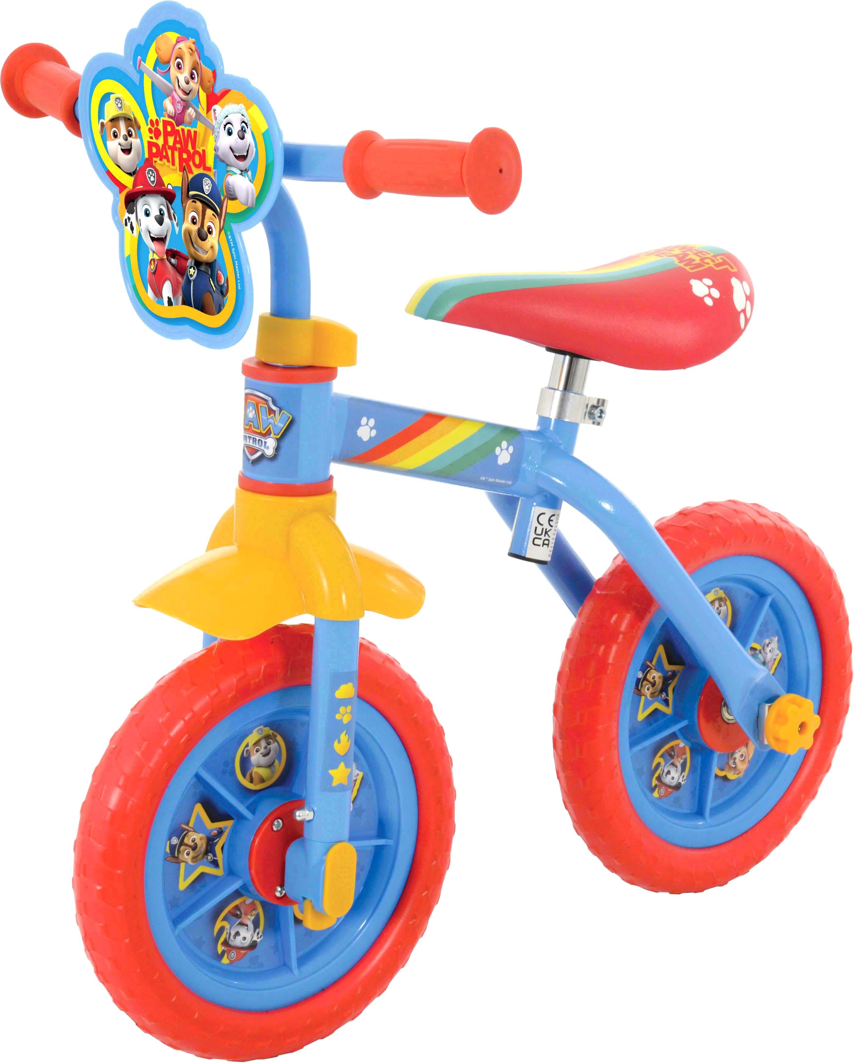 Paw Patrol 2 in 1 Training Bike - 10" Wheel