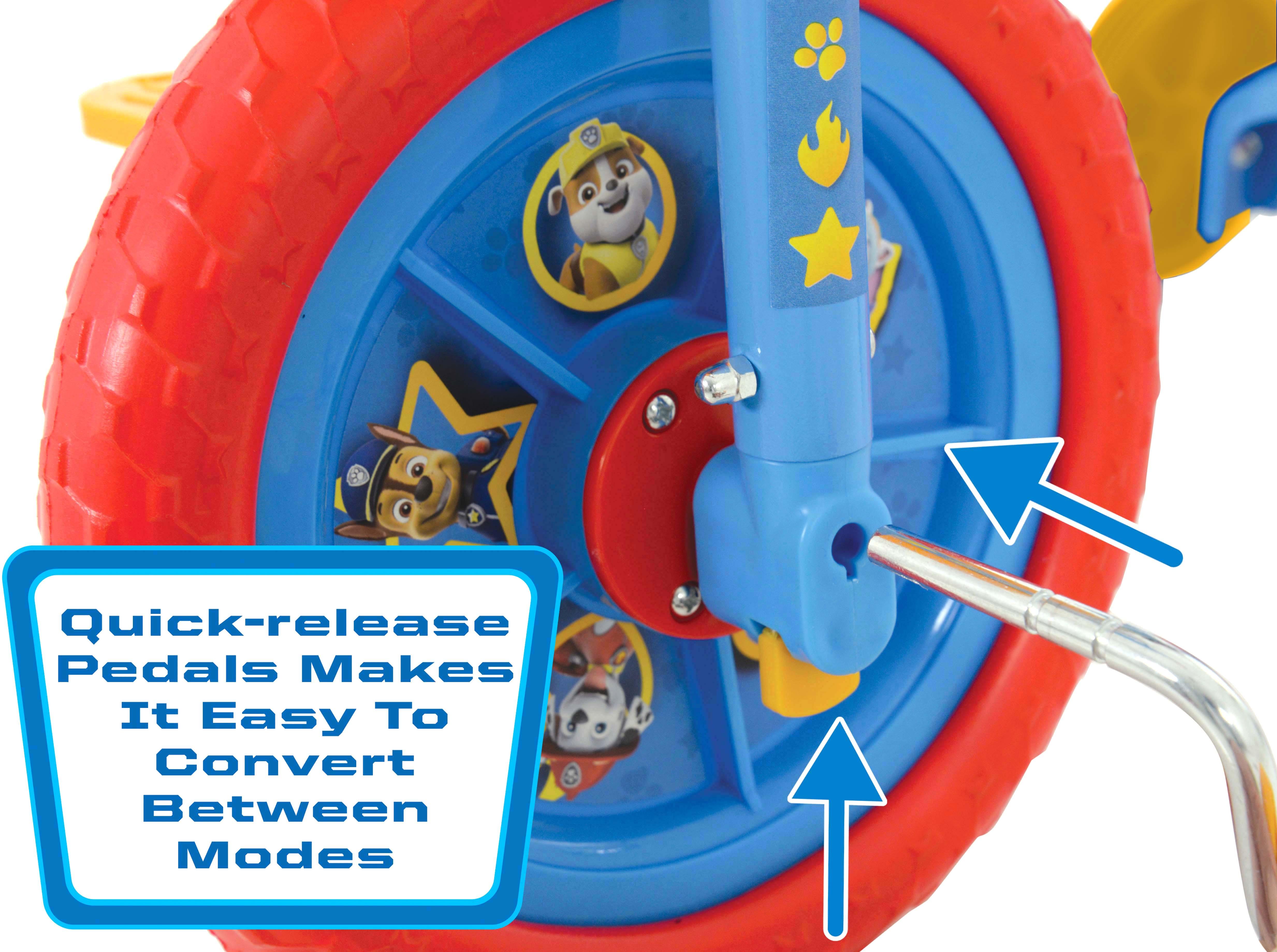 Paw Patrol 2 in 1 Training Bike - 10" Wheel