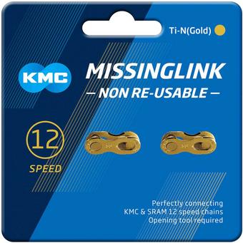 KMC 12 Speed Missing Link Gold, 4 Pieces