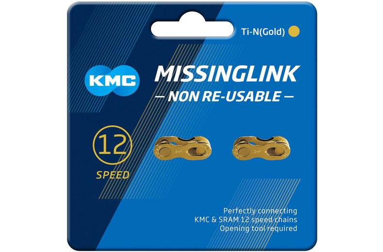 KMC 12 Speed Missing Link Gold, 4 Pieces KMC 12 Speed Missing Link Gold, 4 Pieces