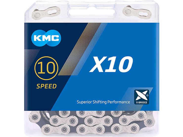 KMC X10 10 Speed Chain Silver/Black