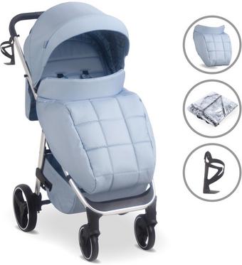 My Babiie MB160 Plus Pushchair - Blue Plaid