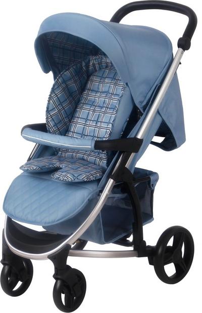 My Babiie MB200i 3-in-1 Travel System with i-Size Car Seat - Blue Plaid My Babiie MB200i 3-in-1 Travel System with i-Size Car Seat - Blue Plaid