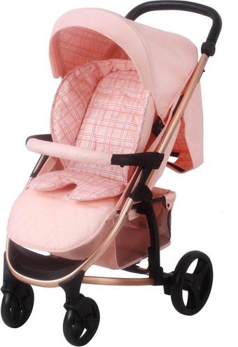 My Babiie MMB200i 3-in-1 Travel System with i-Size Car Seat - Pink Plaid