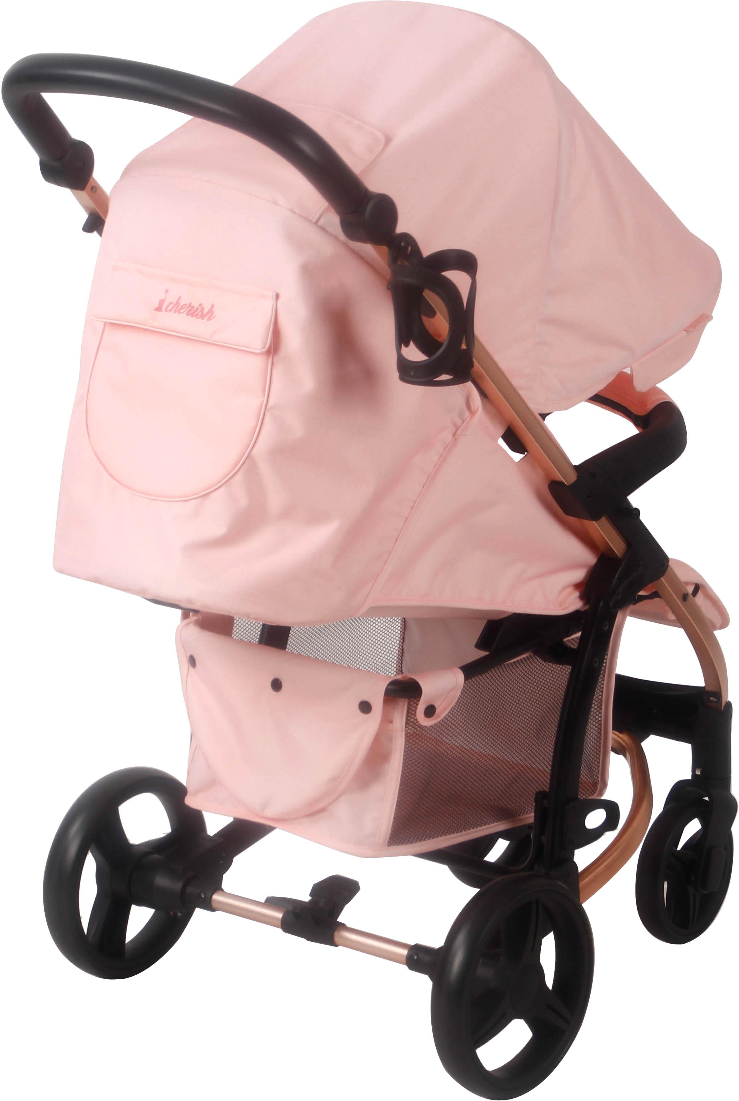 My Babiie MMB200i 3-in-1 Travel System with i-Size Car Seat Pink