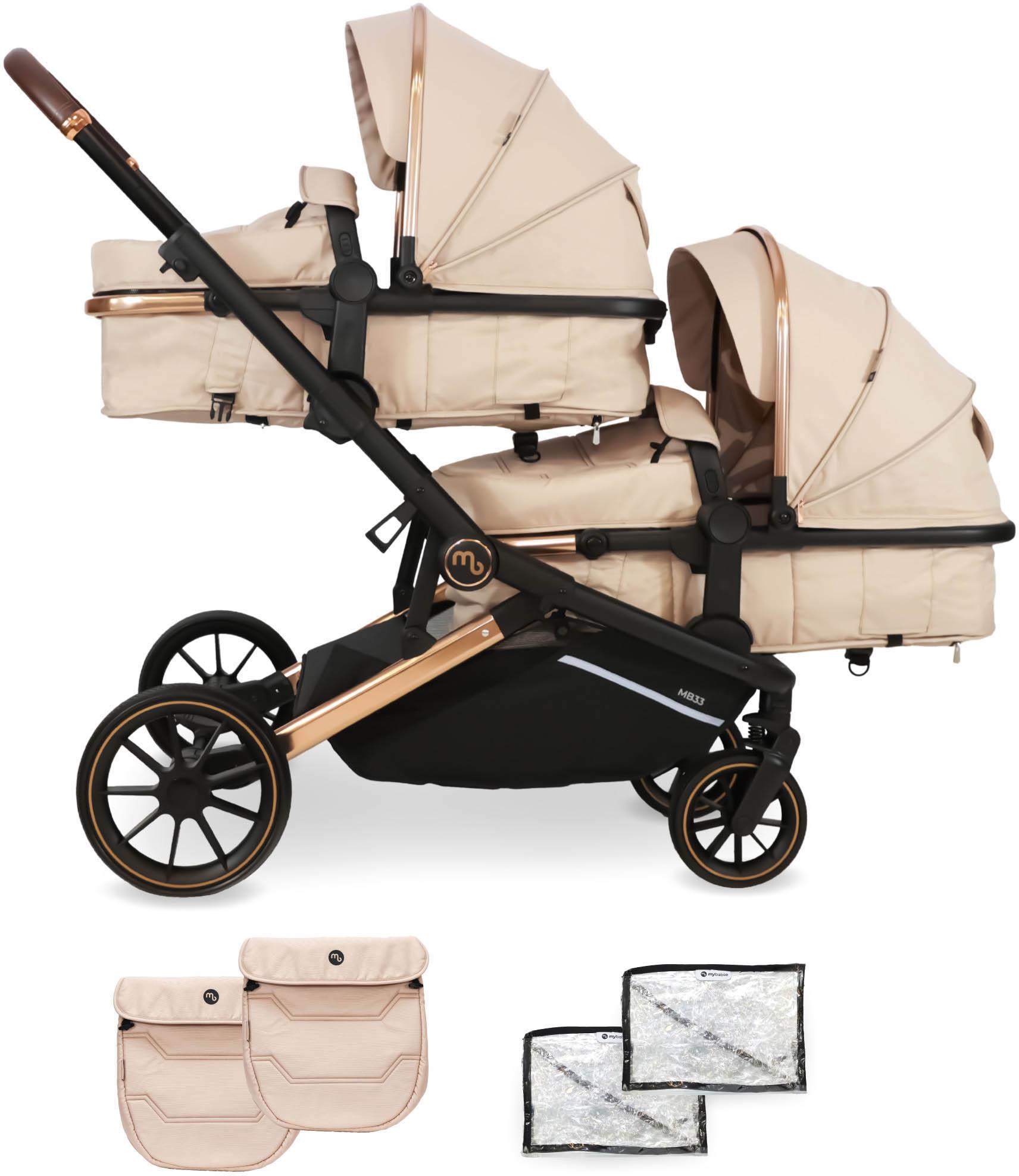My Babiie MB33 Tandem Pushchair - Giraffe