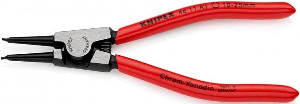 Knipex Circlip Pliers Straight Tips for Internal Circlips (44 11 J1)