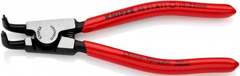 Knipex Circlip Pliers Angled Tips for Internal Circlips (44 21 J11)