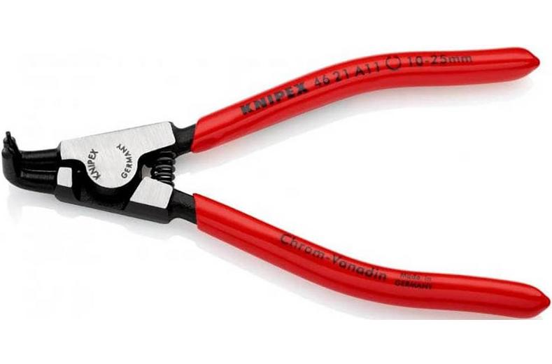 Knipex Circlip Pliers Angled Tips For External Circlips (46 21 A11) Knipex Circlip Pliers Angled Tips For External Circlips (46 21 A11)