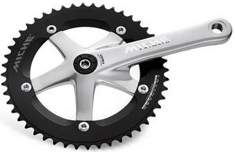 Miche Primato Advanced Track Silver Chainset 172.5mm 50T