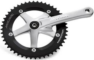 Halfords Miche Primato Advanced Track Silver Chainset 170Mm 49T | Extra 8% off for BC Members