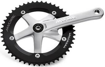 Miche Primato Advanced Track Silver Chainset 175mm 51T