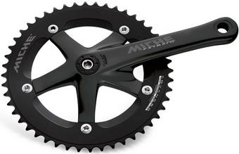 Miche Primato Advanced Track Black Chainset 165mm 48T