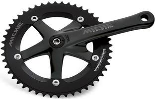 Halfords Miche Primato Advanced Track Black Chainset 165Mm 48T | Extra 8% off for BC Members