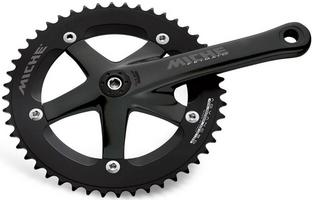 Halfords Miche Primato Advanced Track Black Chainset 170Mm 49T | Extra 8% off for BC Members