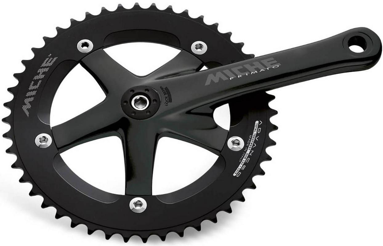Halfords Miche Primato Advanced Track Black Chainset 175Mm 51T | Extra 8% off for BC Members