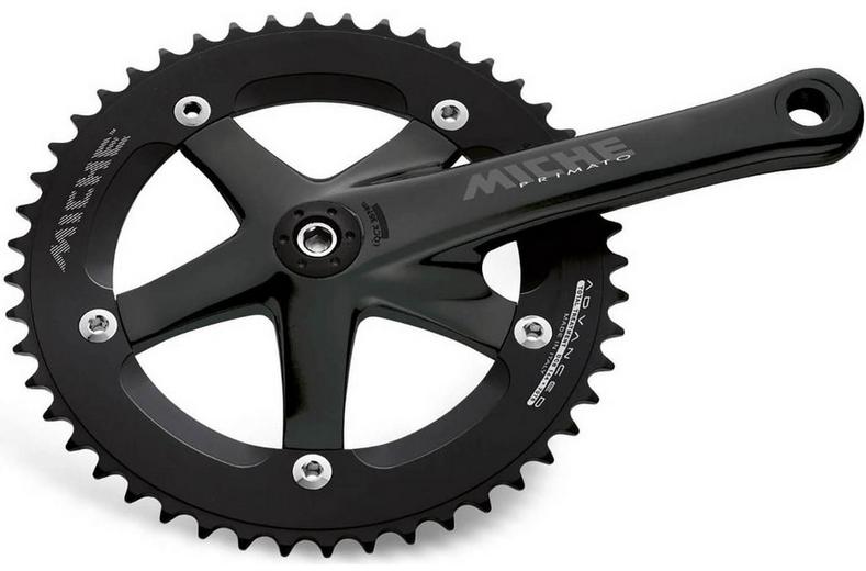 Miche Primato Advanced Track Black Chainset 175mm 51T Miche Primato Advanced Track Black Chainset 175mm 51T