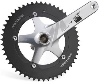 Miche Pistard 2.0 Silver Chainset 165mm 48T