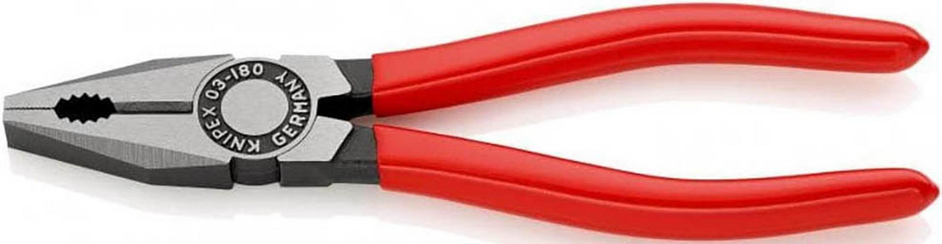 Halfords Knipex High Leverage Combination Pliers, Plastic Grip, 180M (03 01 180) | Extra 8% off for BC Members