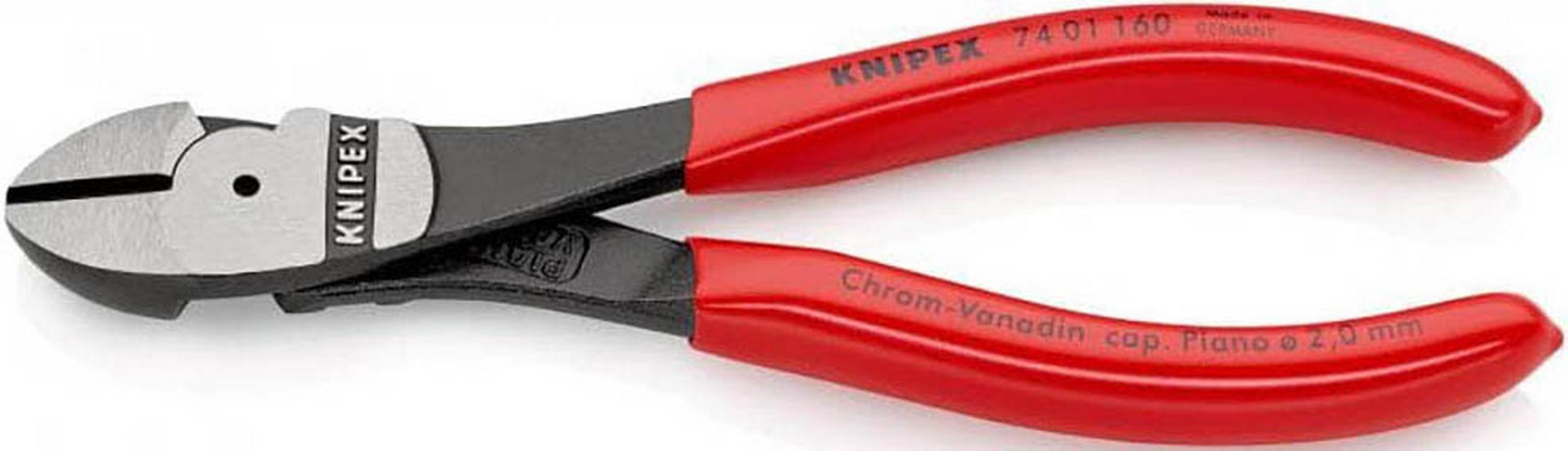 Halfords Knipex High Leverage Diagonal Plastic Grip Cutters 200Mm (74 01 200) | Extra 8% off for BC Members