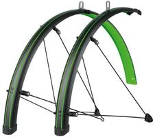 Halfords SKS Bluemels Stingray Mudguard Set 700c Black/Lime | Extra 8% off for BC Members