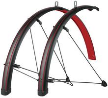 Halfords SKS Sks Bluemels Stingray Mudguard Set 700C Black/Red | Extra 8% off for BC Members