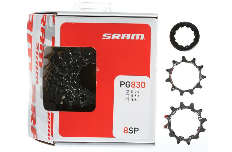 SRAM PG830 8 Speed Cassette 11-28 SRAM PG830 8 Speed Cassette 11-28