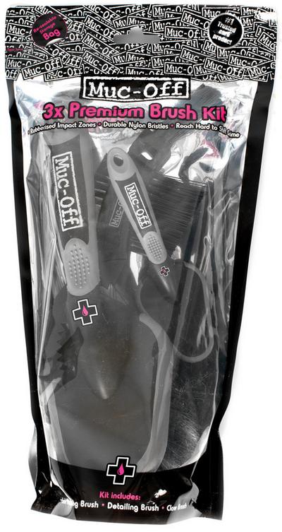 Muc-Off Motorcycle Three Piece Brush Set Muc-Off Motorcycle Three Piece Brush Set