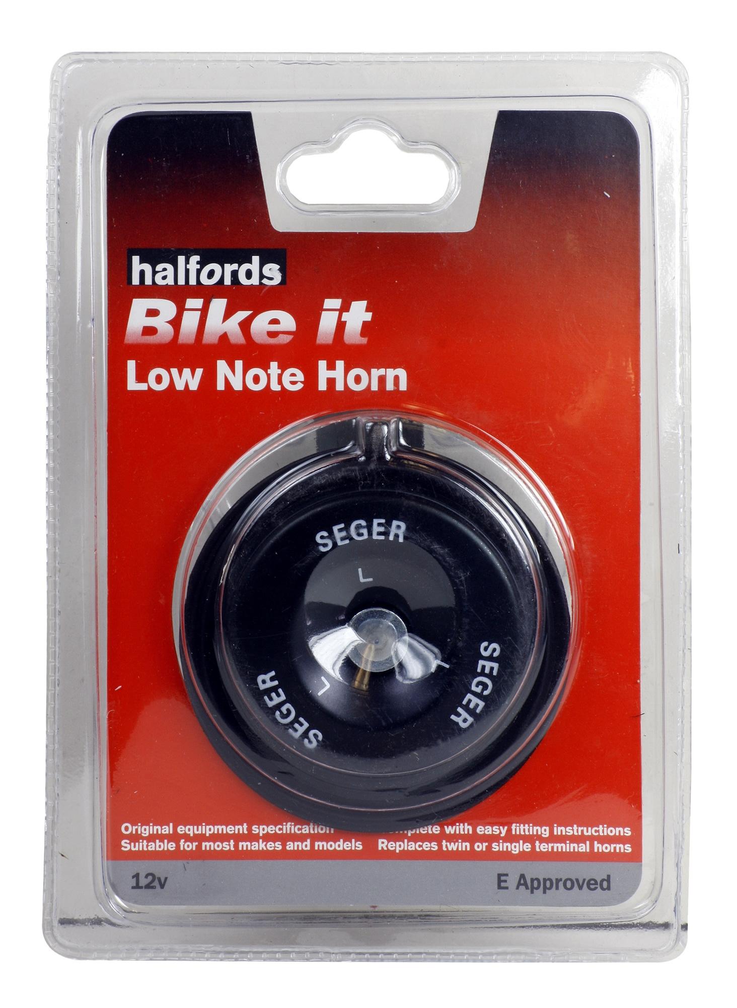 Halfords Bike it Low Note Motorcycle Horn Halfords UK