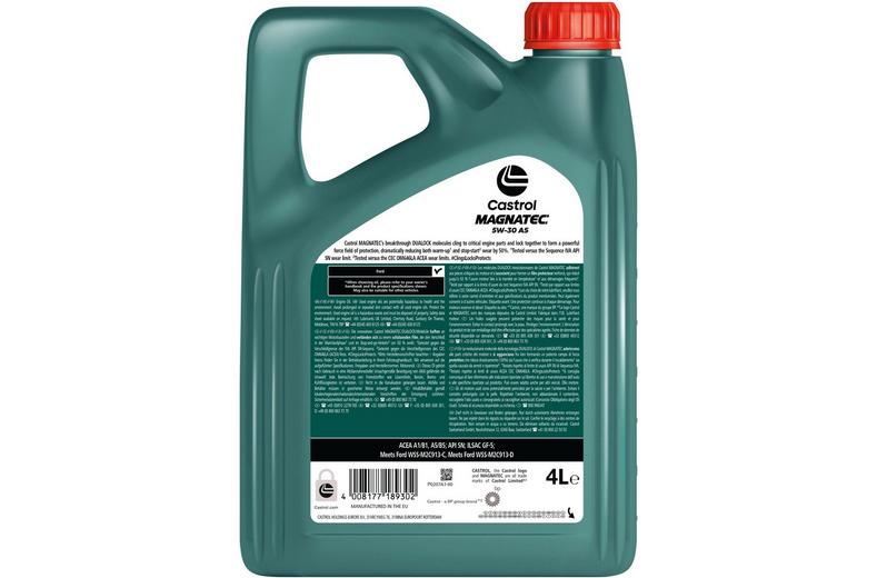 Castrol MAGNATEC 5W30 A5 Oil 4 Litre Castrol MAGNATEC 5W30 A5 Oil 4 Litre