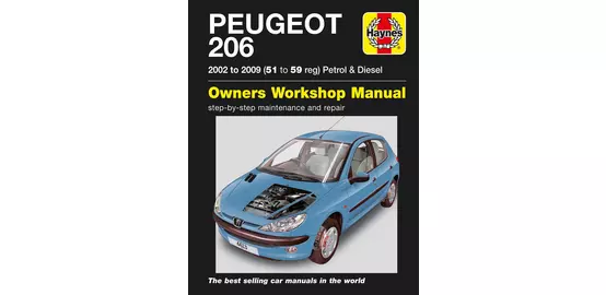 forklare jord End Haynes Peugeot 206 Petrol & Diesel (02 - 09) 51 to 59 Manual | Halfords UK