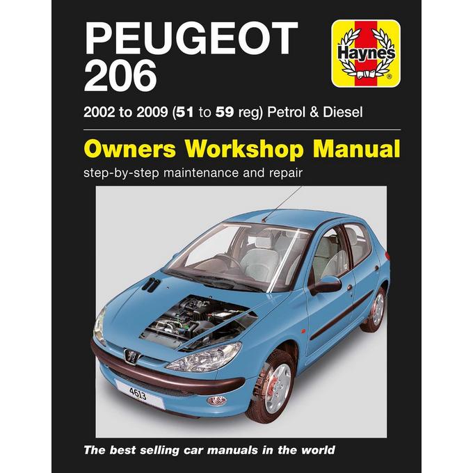 forklare jord End Haynes Peugeot 206 Petrol & Diesel (02 - 09) 51 to 59 Manual | Halfords UK