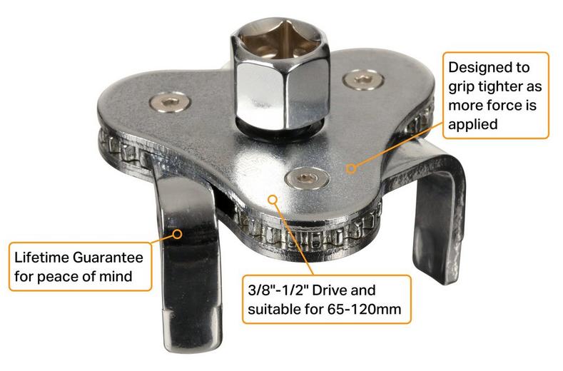 Halfords Advanced Adjustable Oil Filter Remover Halfords Advanced Adjustable Oil Filter Remover